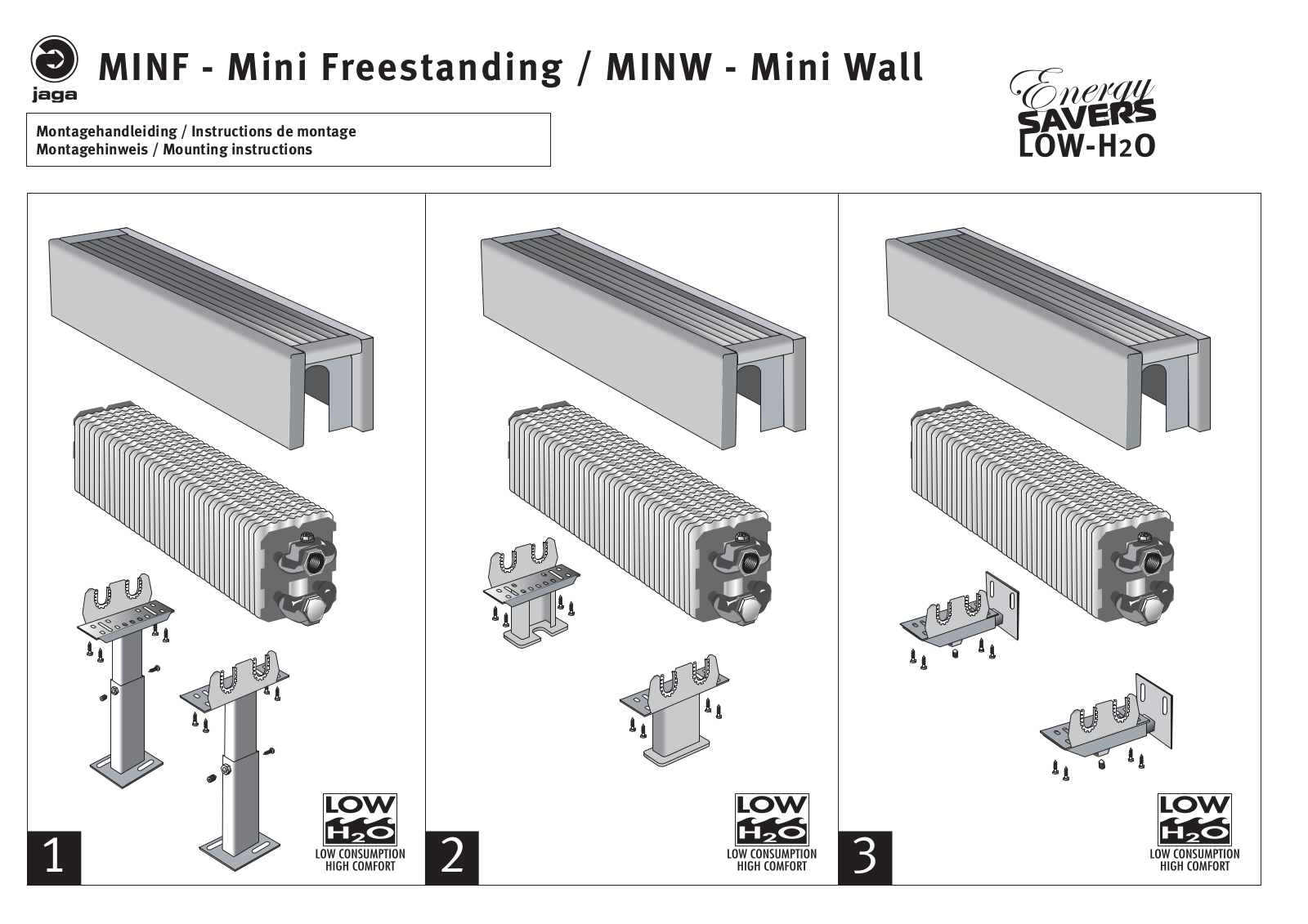 Jaga MINF, MINW Mounting Instructions - ManualMachine.com