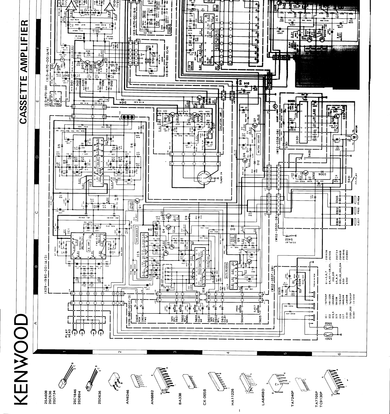 Kenwood KZC-6700 Schematic