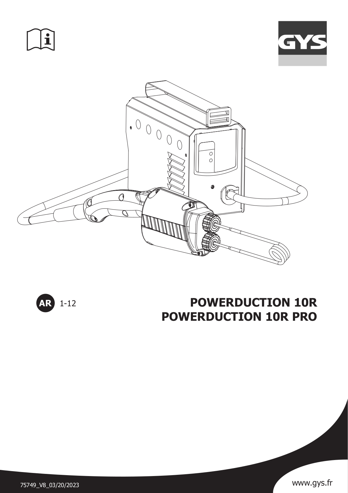 GYS POWERDUCTION 10R, POWERDUCTION 10R PRO User guide - ManualMachine.com