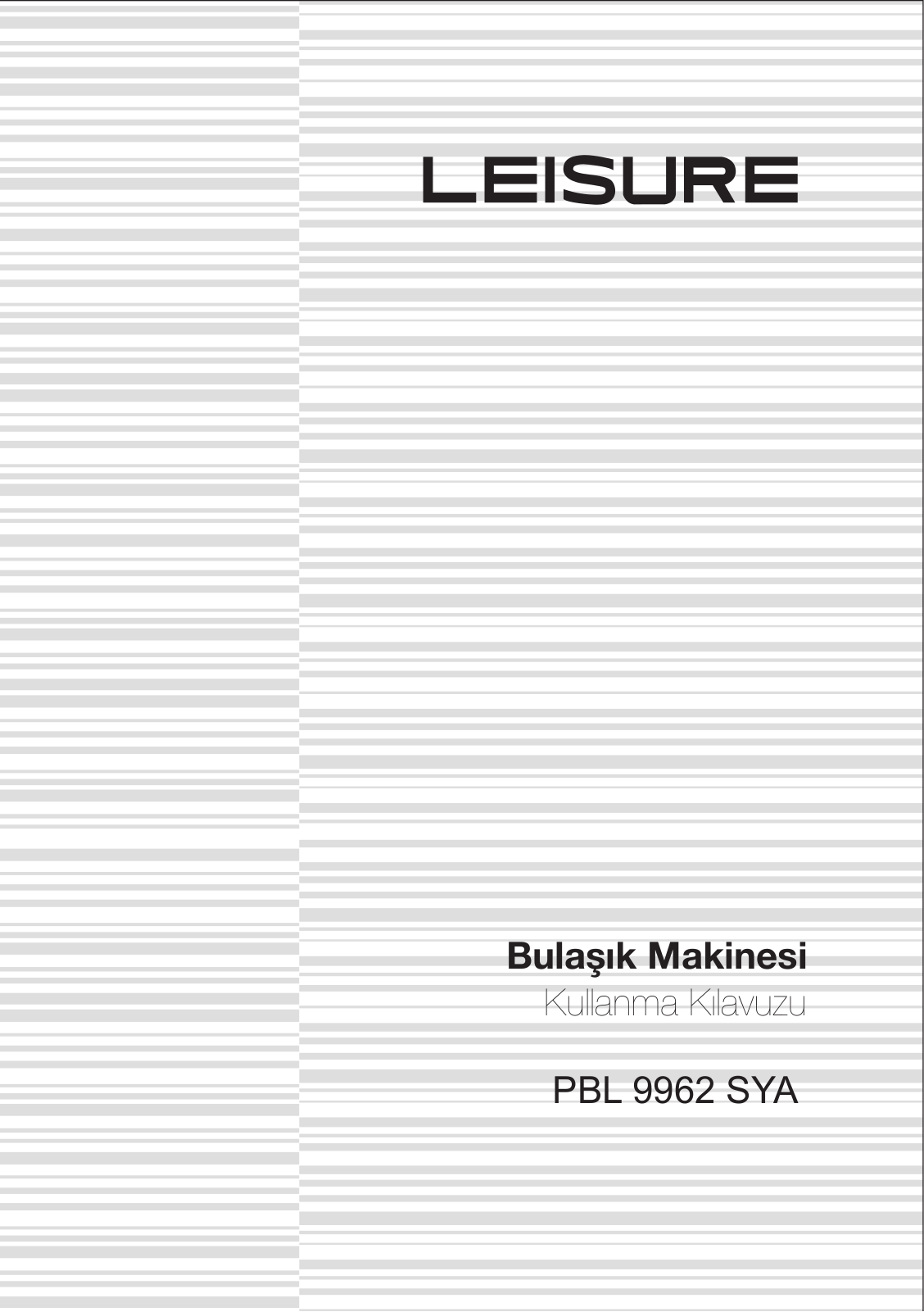 Beko PBL 9962 SYA User manual