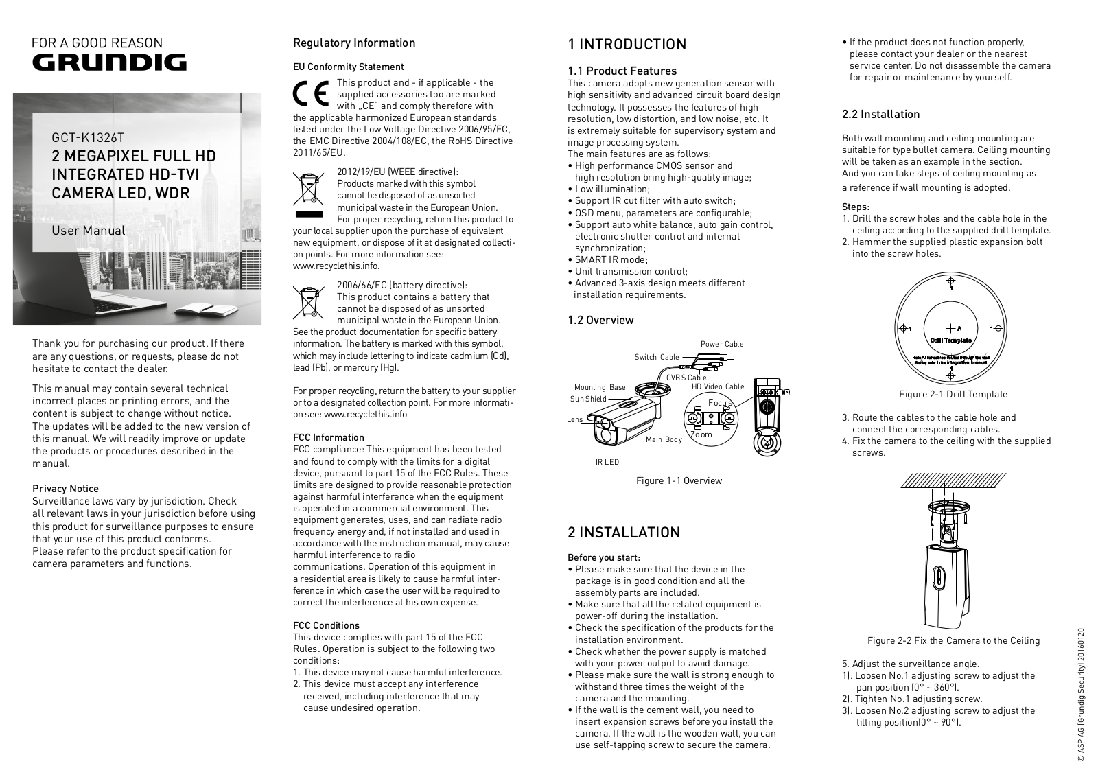 Grundig GCT-K1326T User Guide