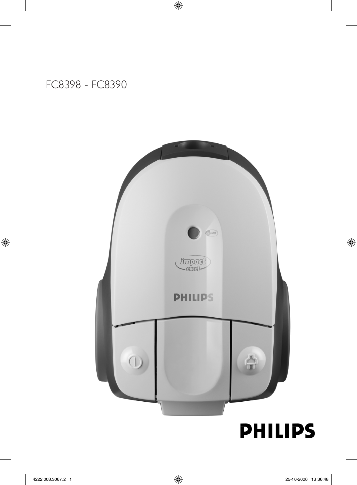 Philips FC8398/02, FC8397/02, FC8396/02, FC8396/01, FC8394/01 User Manual