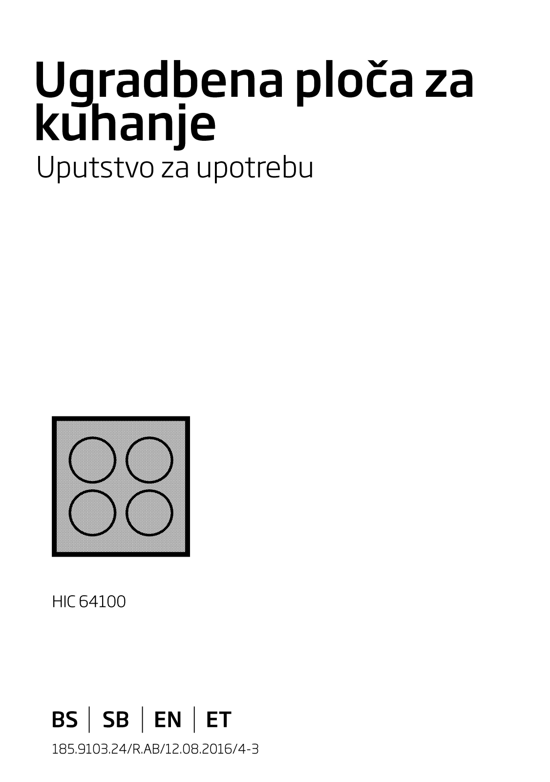 Beko HIC 64100 User manual