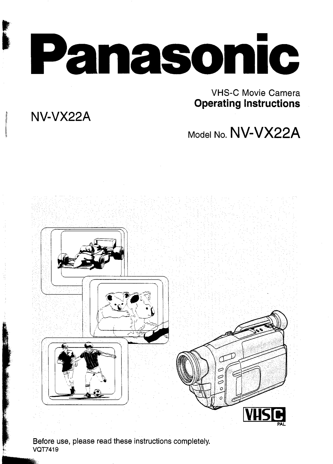 Panasonic NV-VX22A User Manual