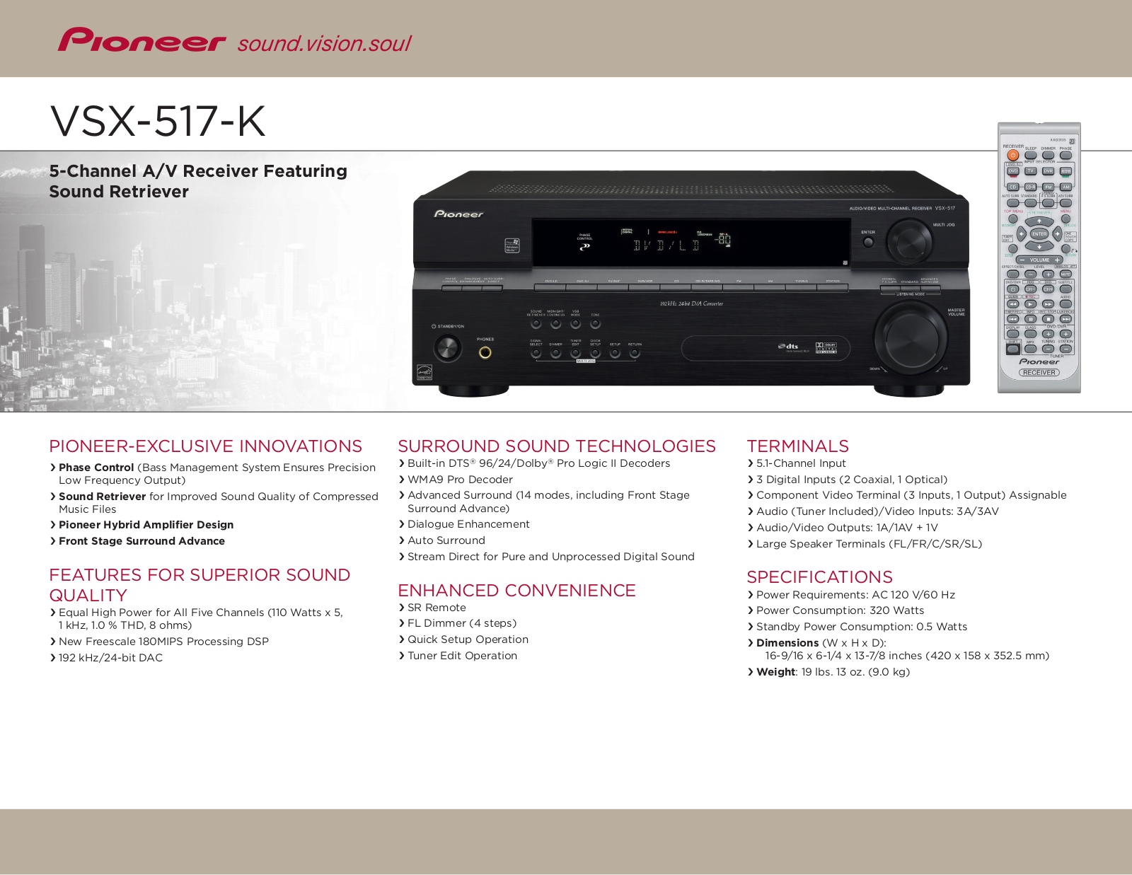 Pioneer VSX-517-K, VSX-517-S User Manual