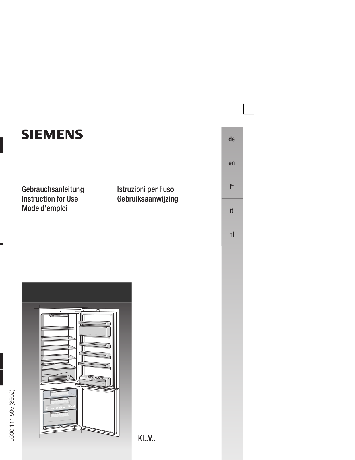 SIEMENS KI38VA40GB User Manual