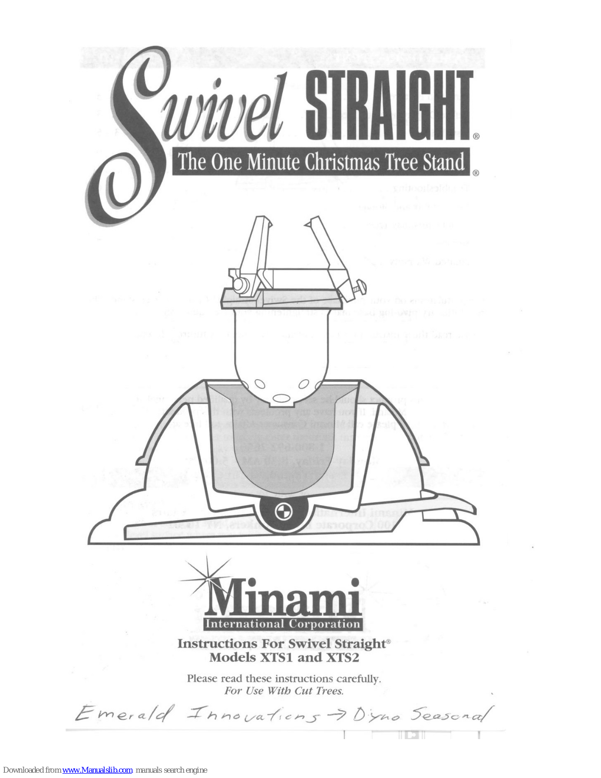 Minami XTS1, XTS2 Instructions Manual