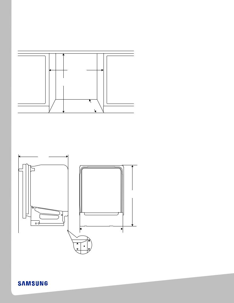 Samsung DW80F600UTS Specification Sheet