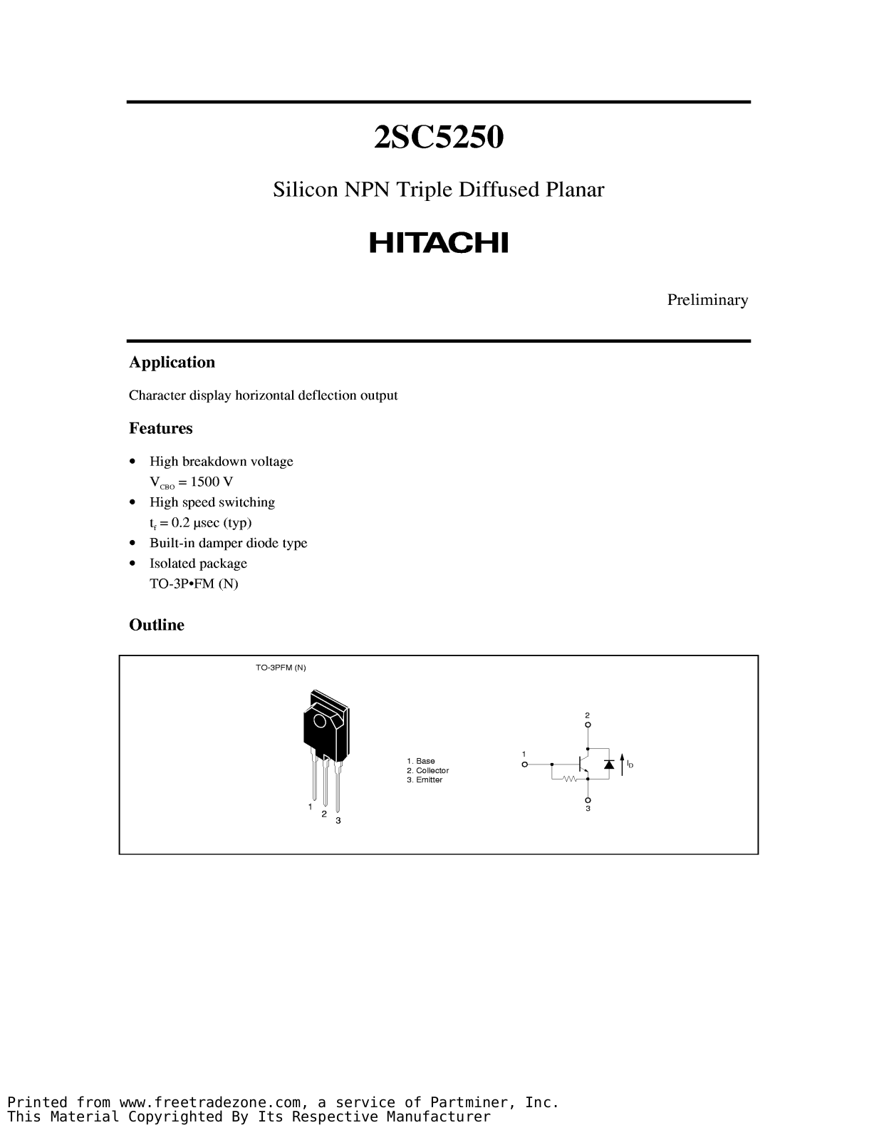 Datasheet 22sc5250 Datasheet - ManualMachine.com