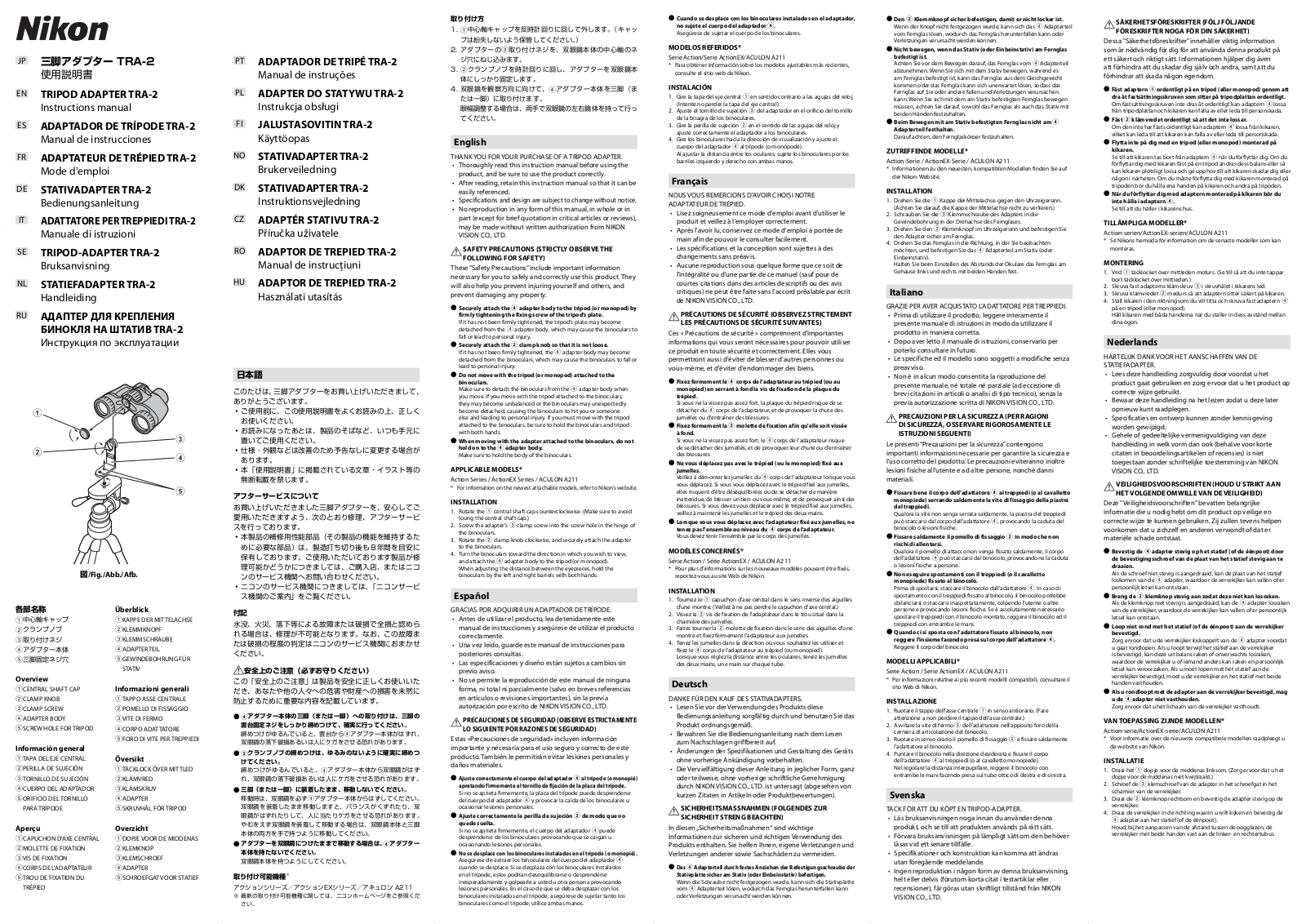 Nikon TRA-2 Instructions for use