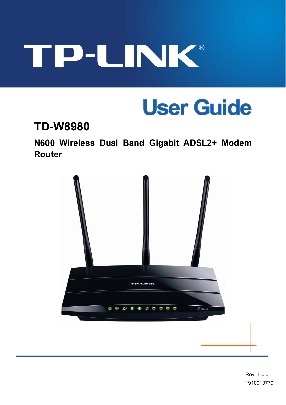 TP Link TDW8980V1 Users Manual