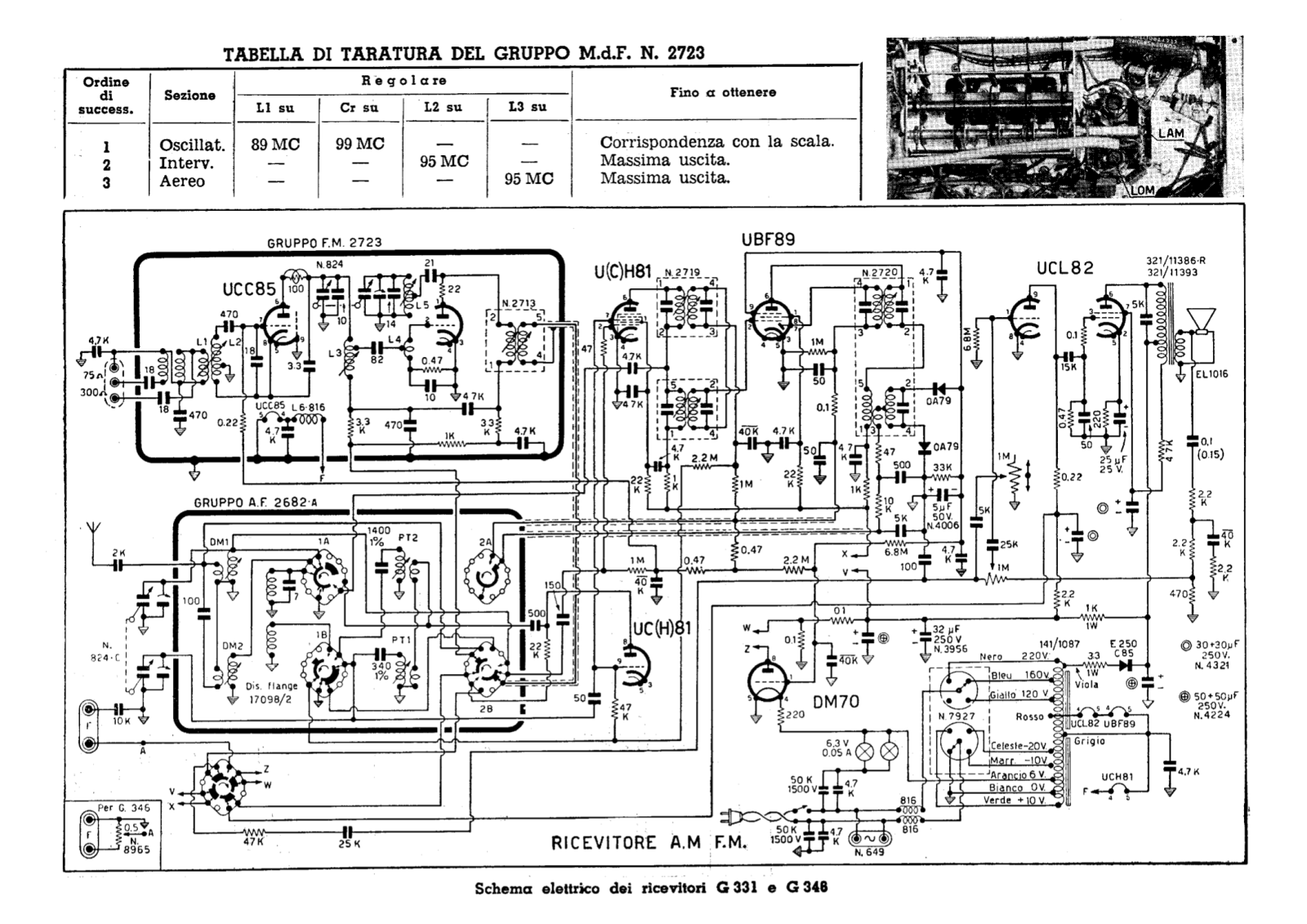 Geloso g331, g348 schematic