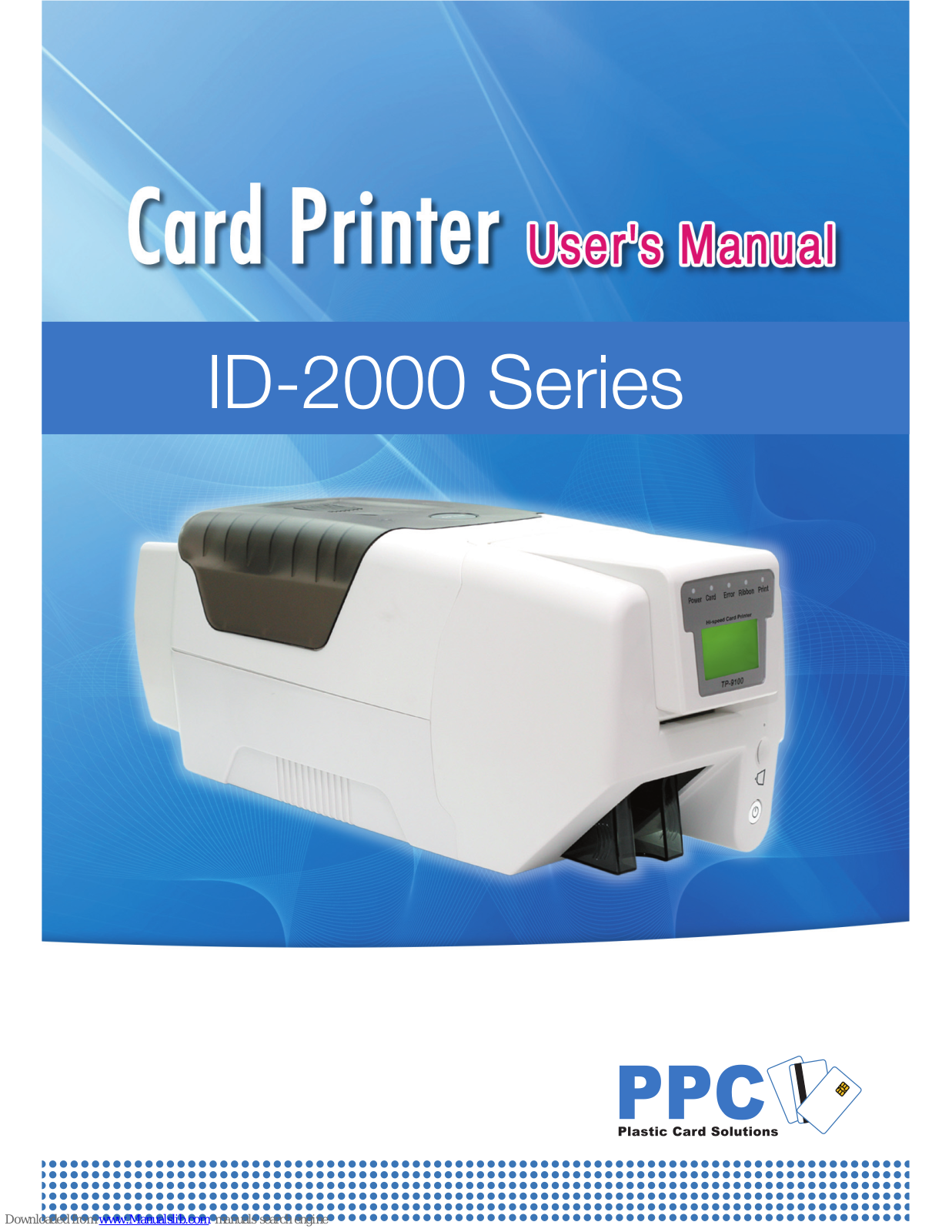 PPC ID-2000 Series User Manual