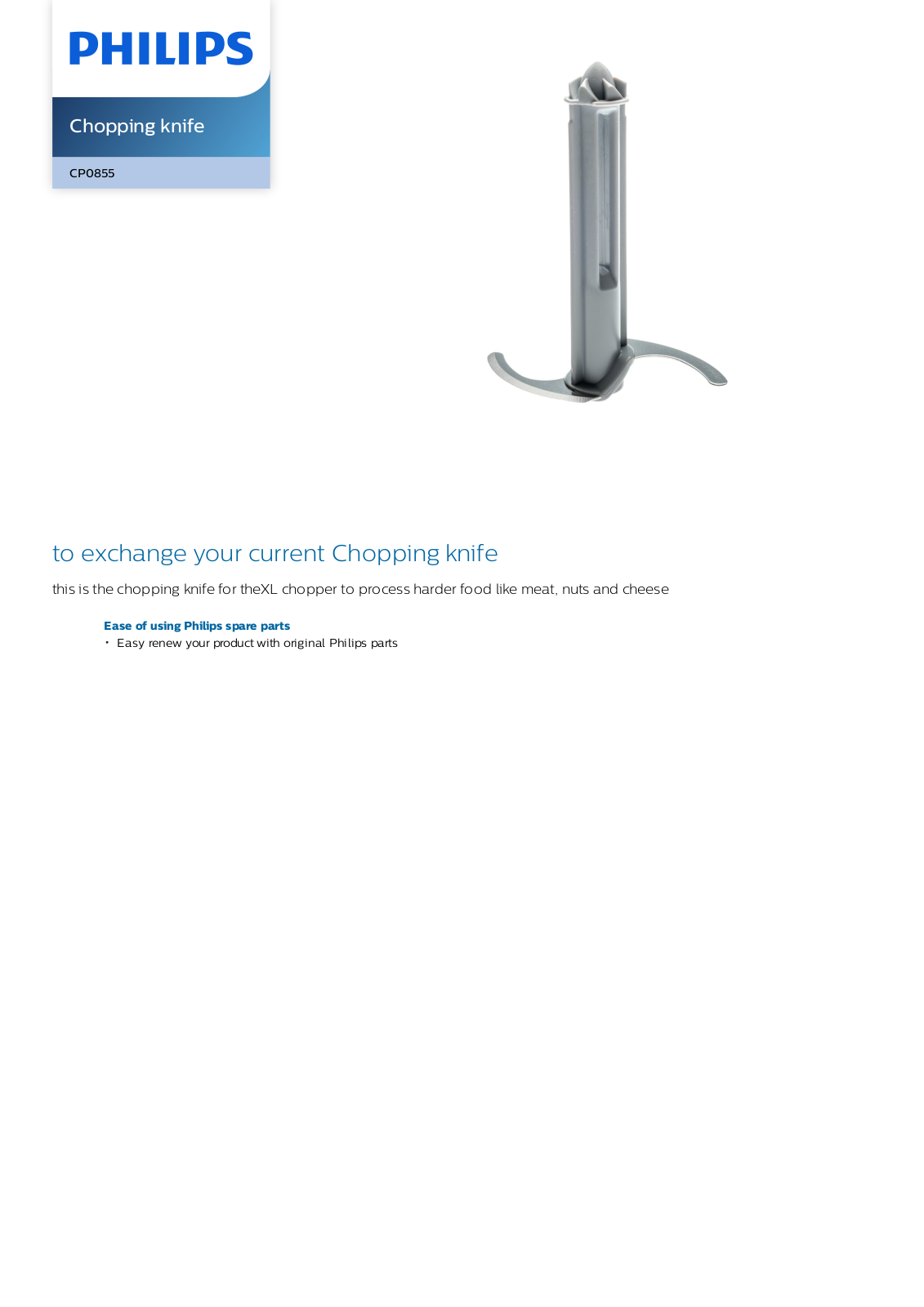 Philips CP0855/01 leaflet - ManualMachine.com