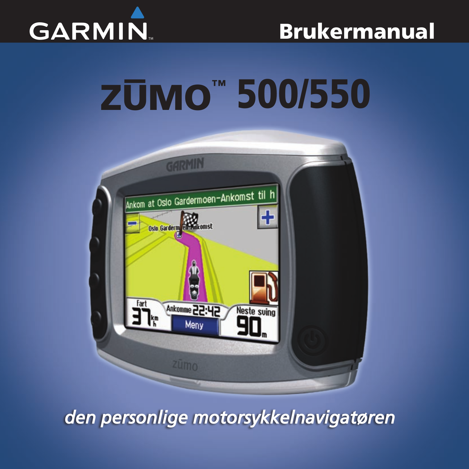 Garmin ZUMO 500, ZUMO-550 User Manual