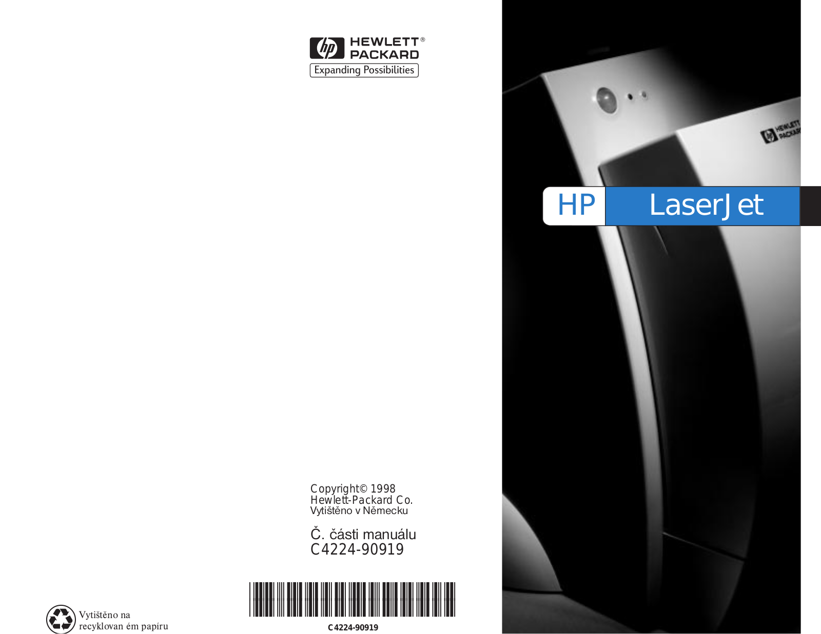 Hp LASERJET 1100 User Manual