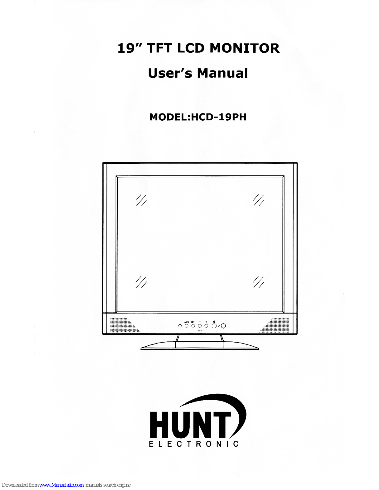 Hunt Electronic HCD-19PH User Manual