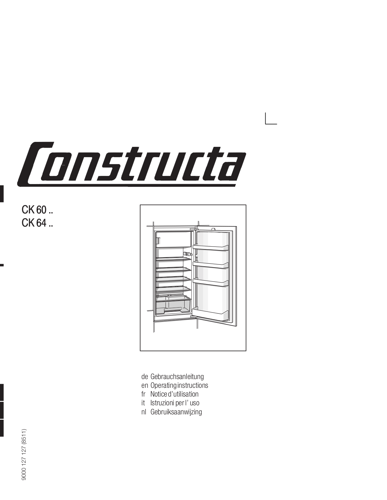 Constructa CK64305, CK64244, CK60444, CK60305, CK64444 User Manual