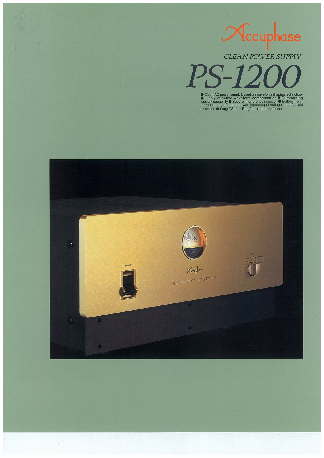 Accuphase PS-1200 Brochure