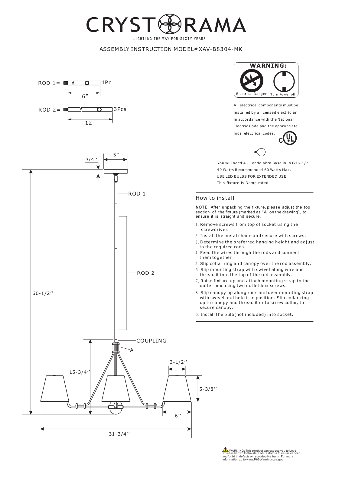 Joss & Main W005384987 Installation & Assembly - ManualMachine.com