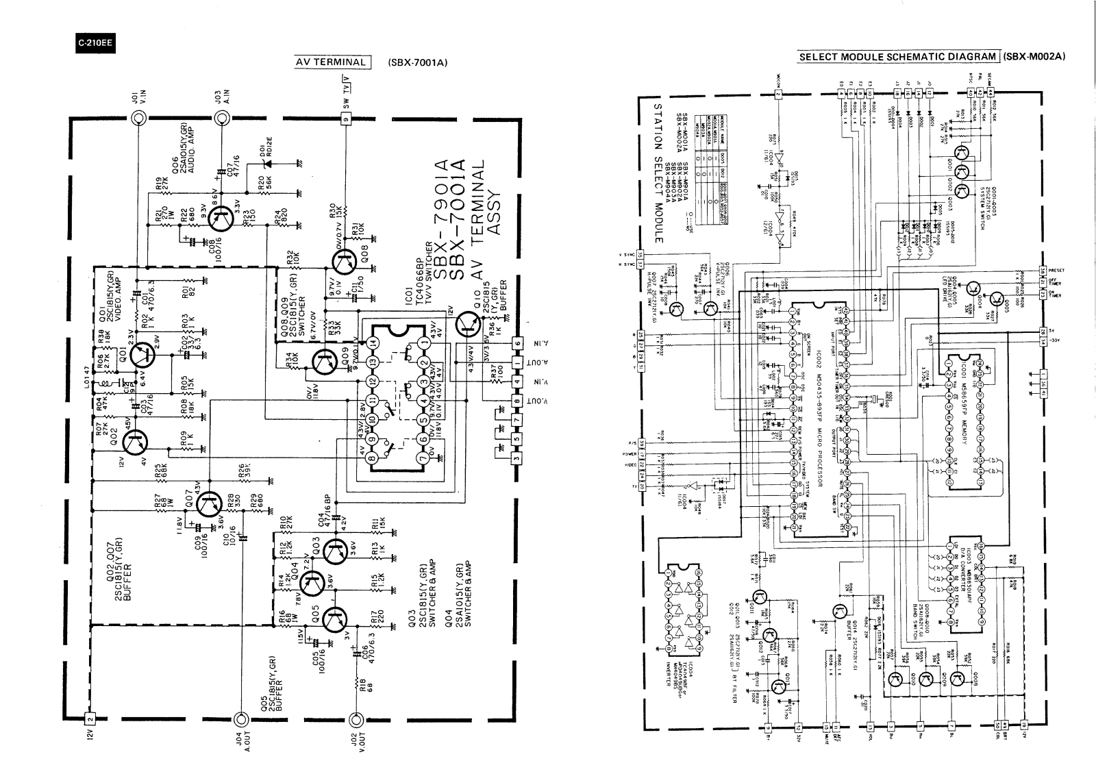 JVC c-210EE Service Manual