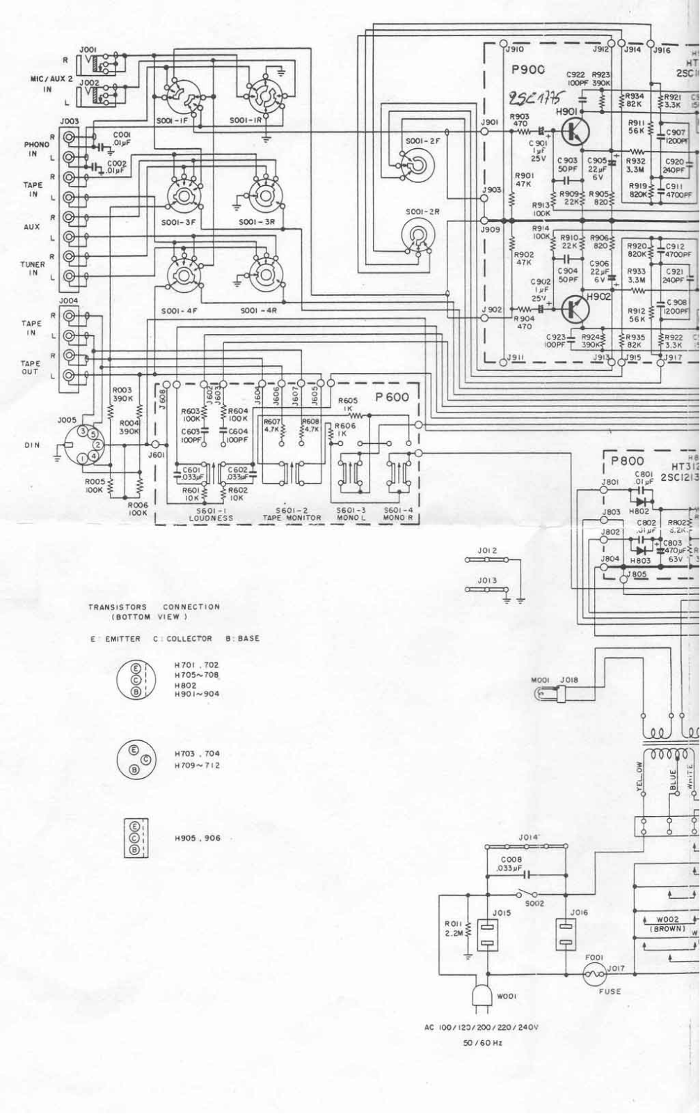 Marantz 1060 Schematic