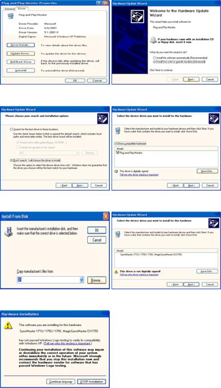 Samsung SYNCMASTER 205BW, SYNCMASTER 204BW User Manual