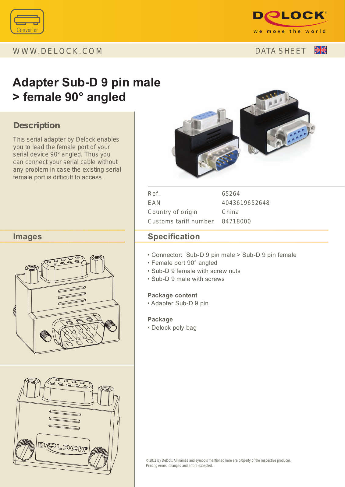 DeLOCK 65264 User Manual