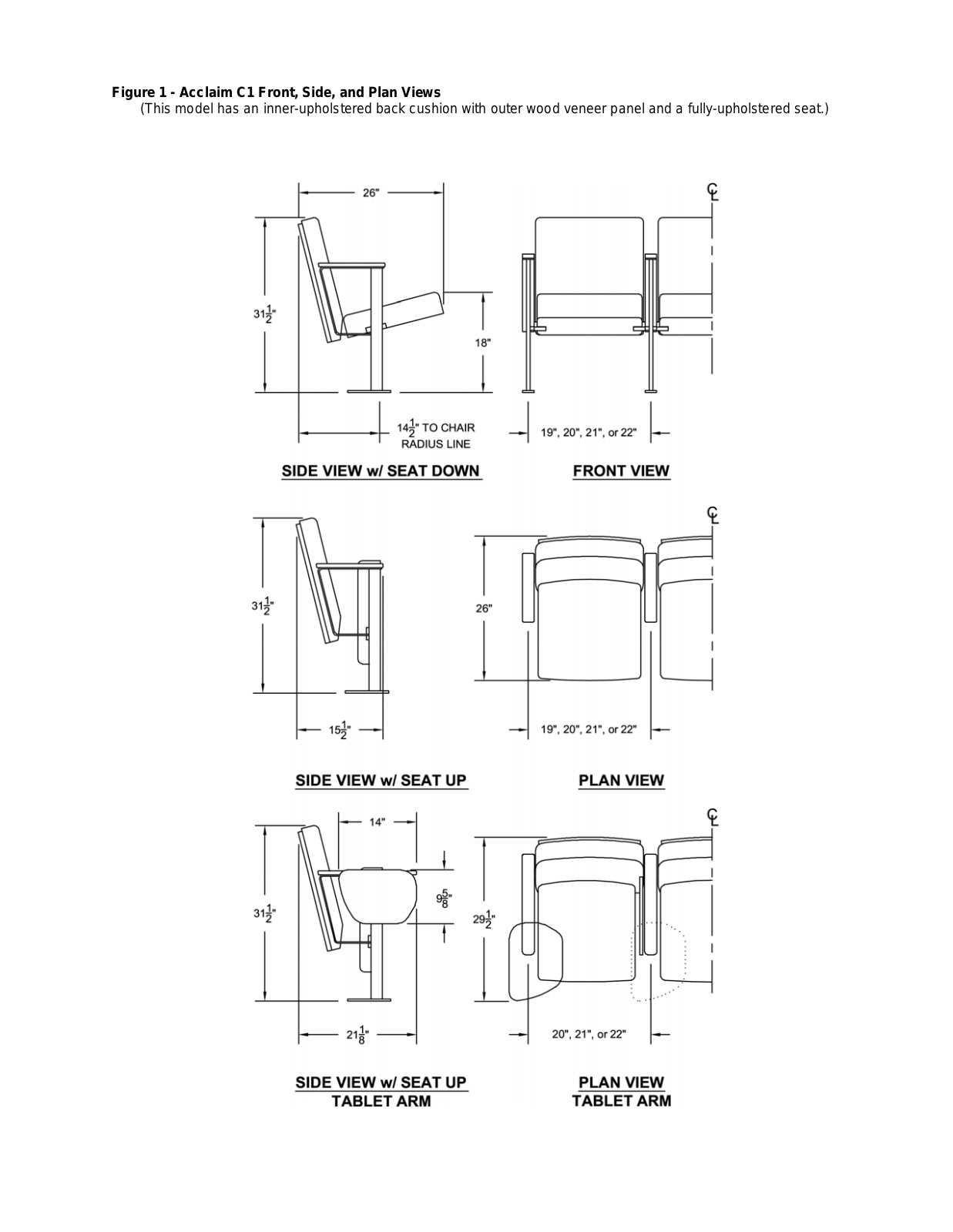 Theatre Solution Acclaim Planning Drawings User Manual