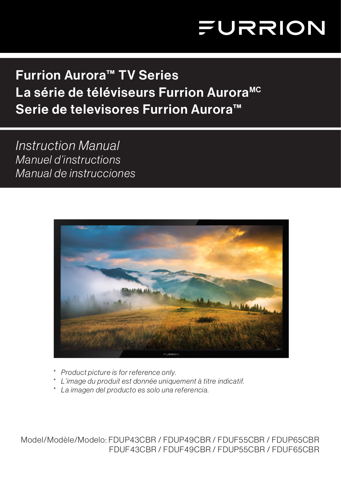 Furrion FDUP43CBR User Manual