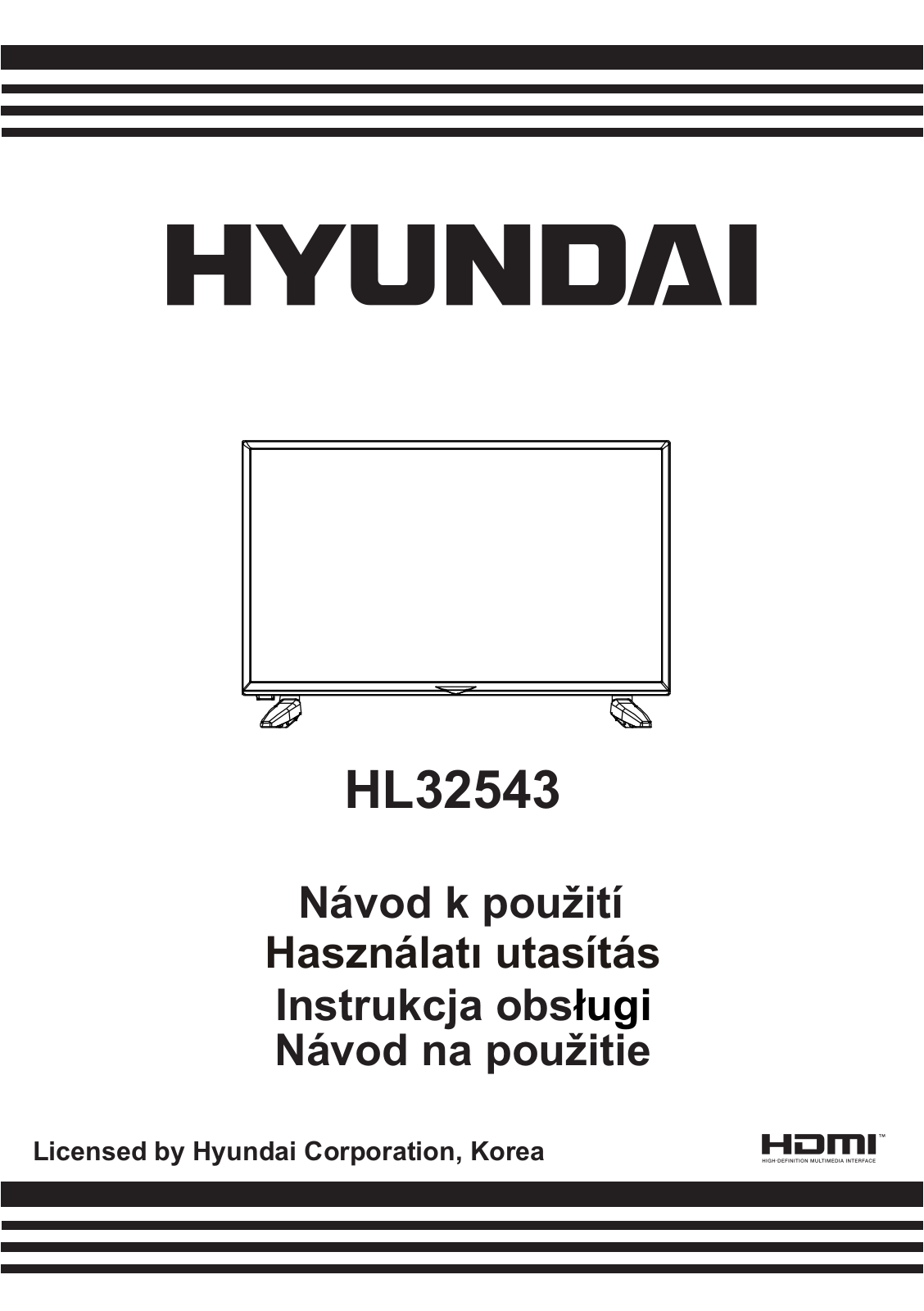 Hyundai HL 32543 User Manual