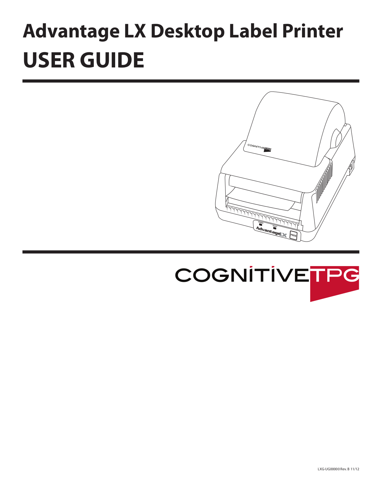 Cognitive Solutions LXG-UG00000 User Manual