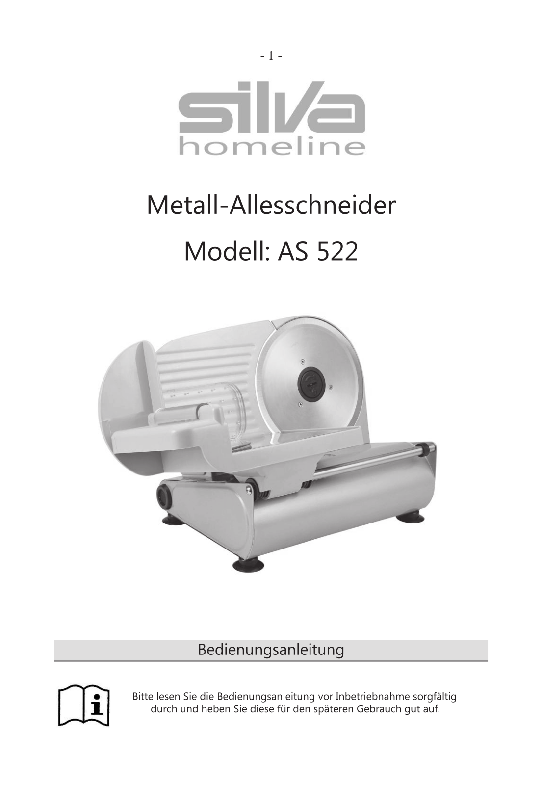 Silva Homeline AS522 User guide - ManualMachine.com