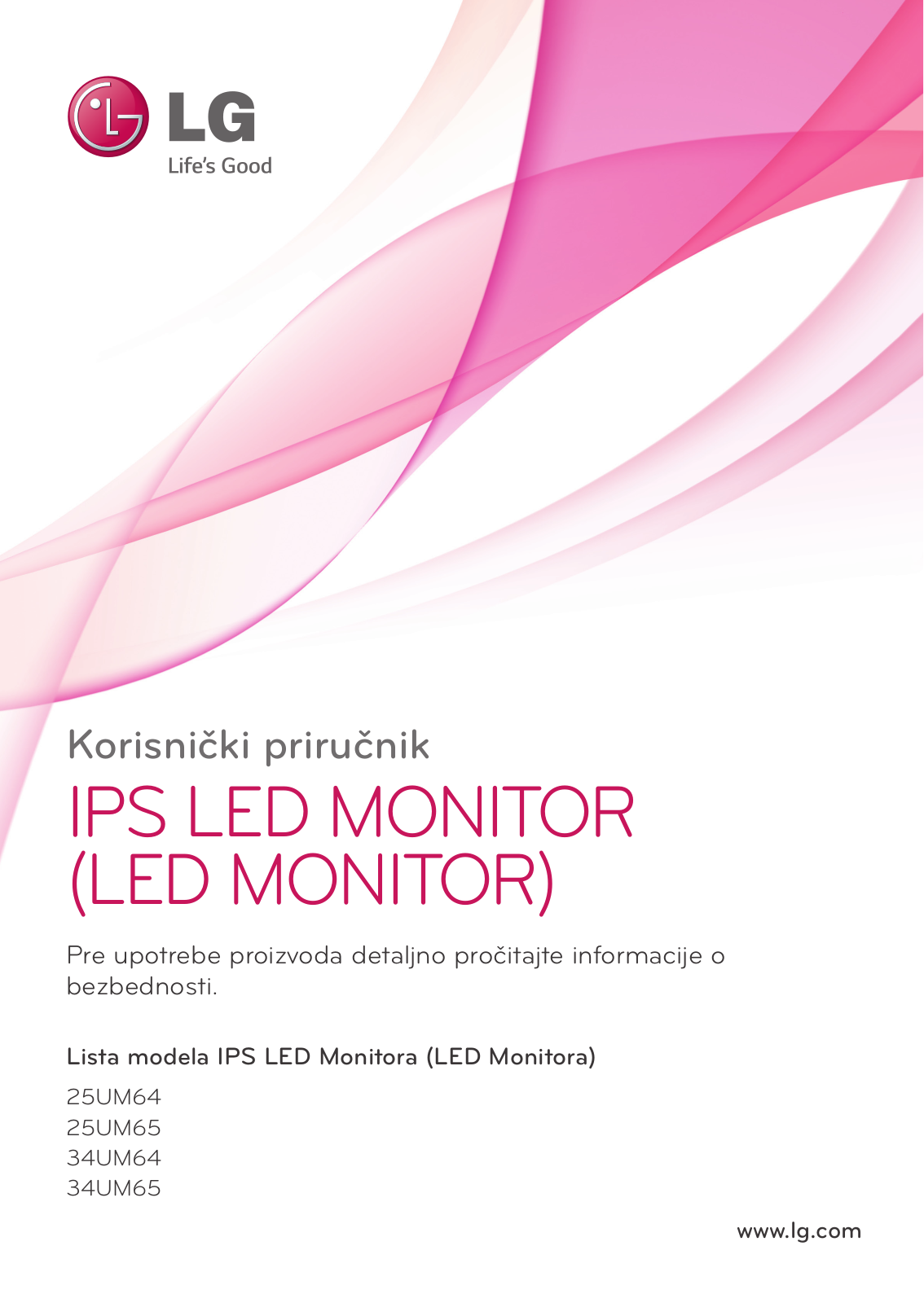 LG 25UM65-P Owner's Manual