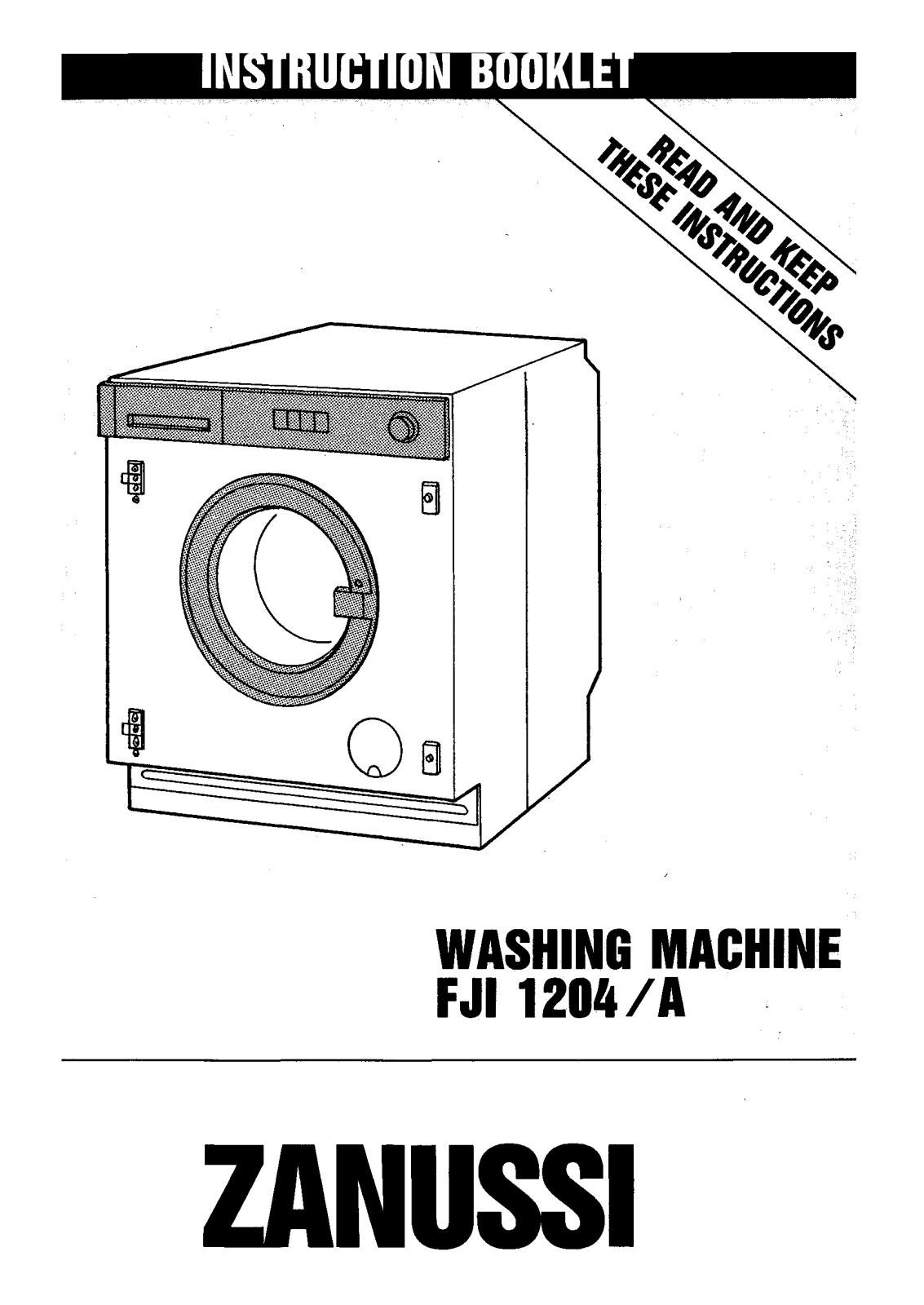 Zanussi FJi1204/B, FJi1204 User Manual