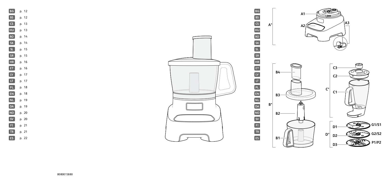 Tefal DO824H40, DO826H40 User Manual