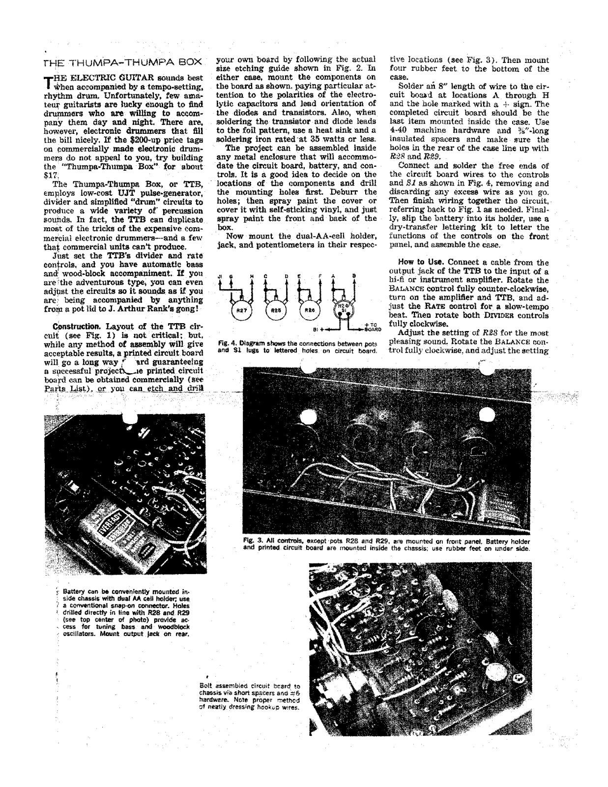 PAiA Electronics The Thumpa-Thumpa Box User's Manual