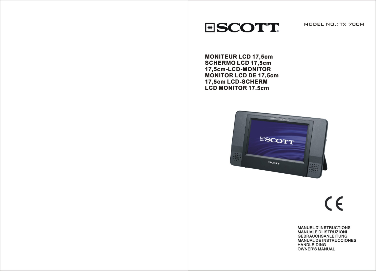 Scott TX 700 M User Manual