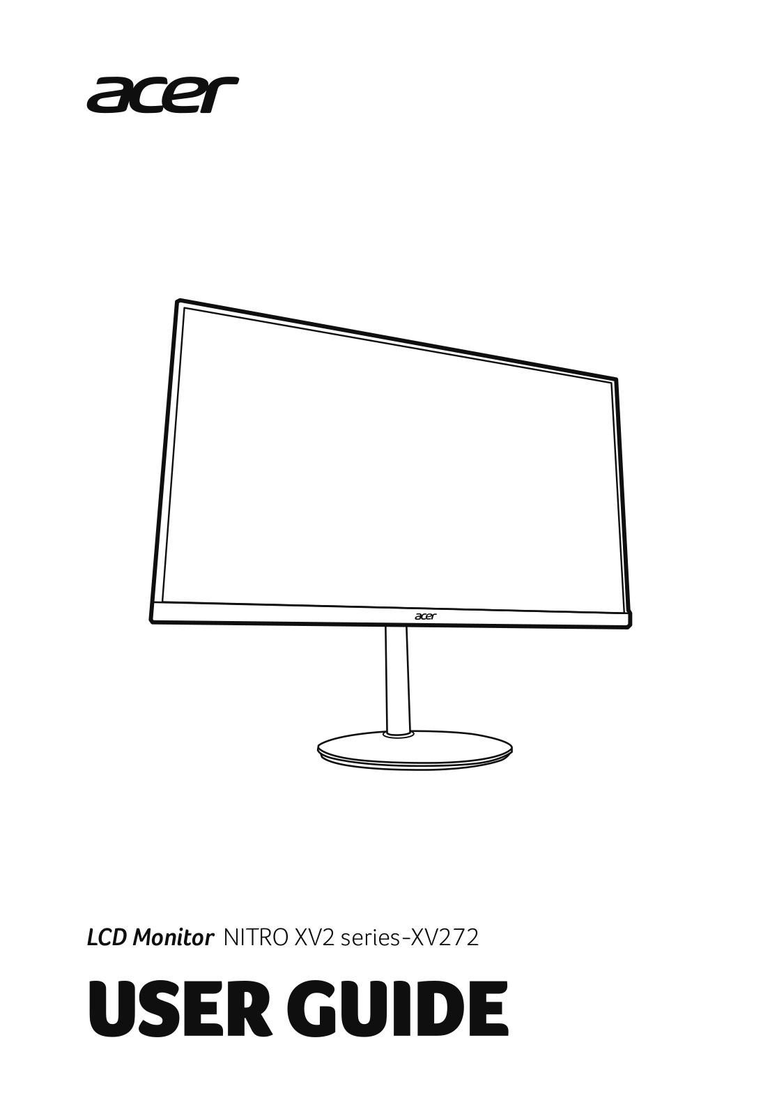 Acer Nitro XV272UPbmiiprzx User manual