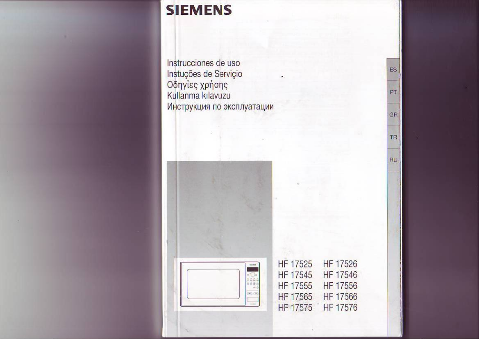Siemens HF 17576 User Manual