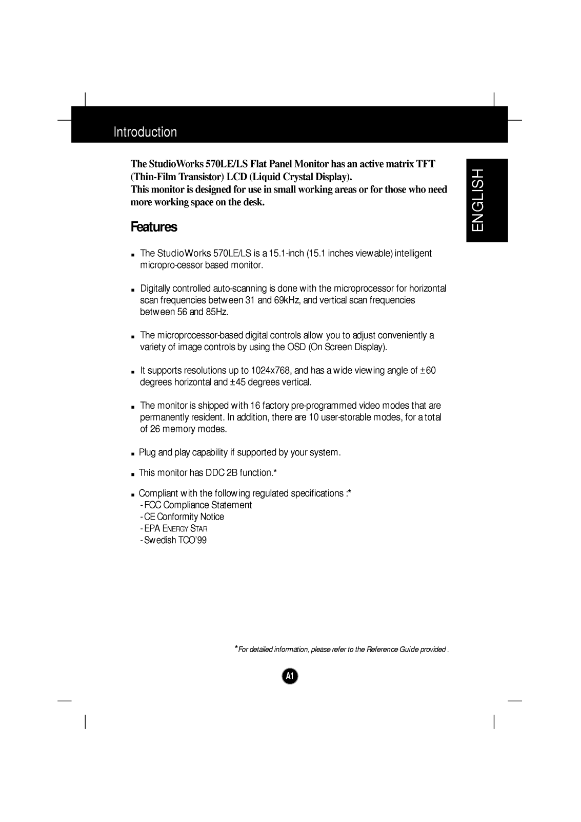 LG STUDIOWORKS 570LS-LB570E-EA User Manual