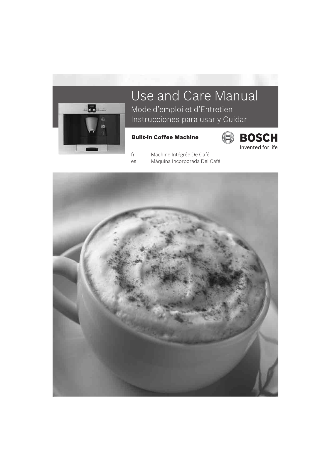 BOSCH TKN68E75UC User Manual