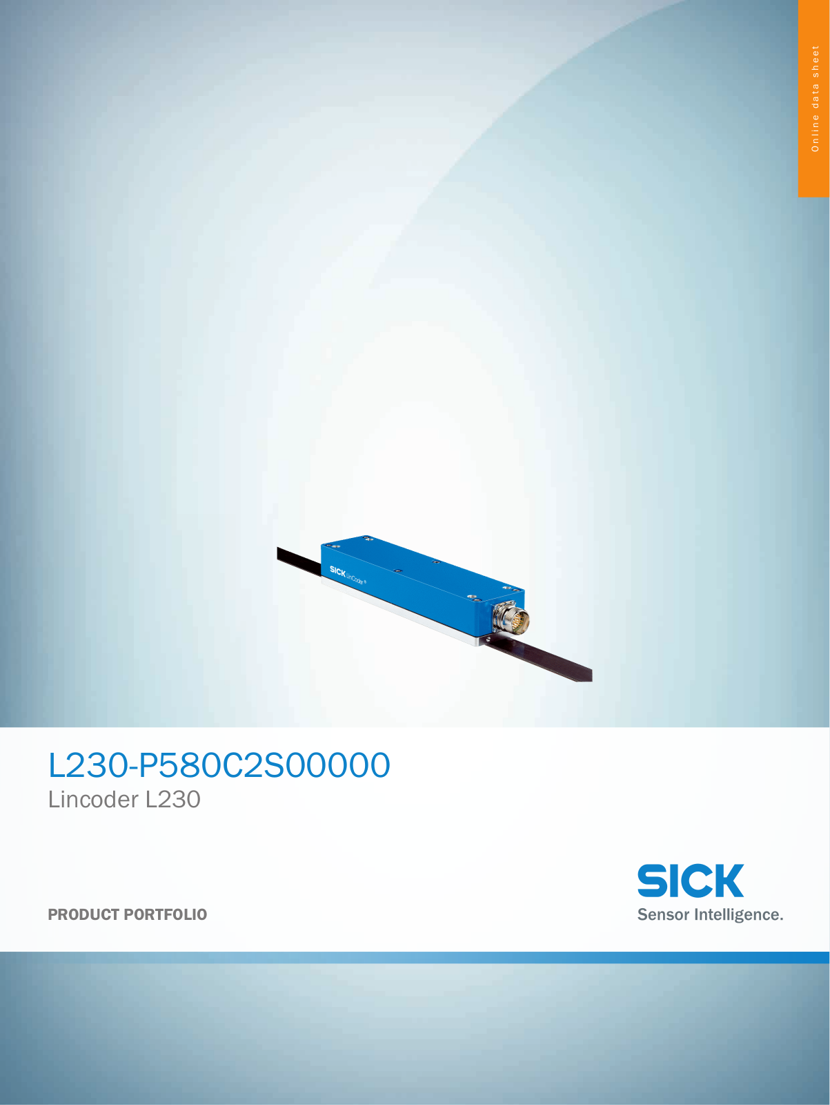 Sick L230-P580C2S00000 Data Sheet