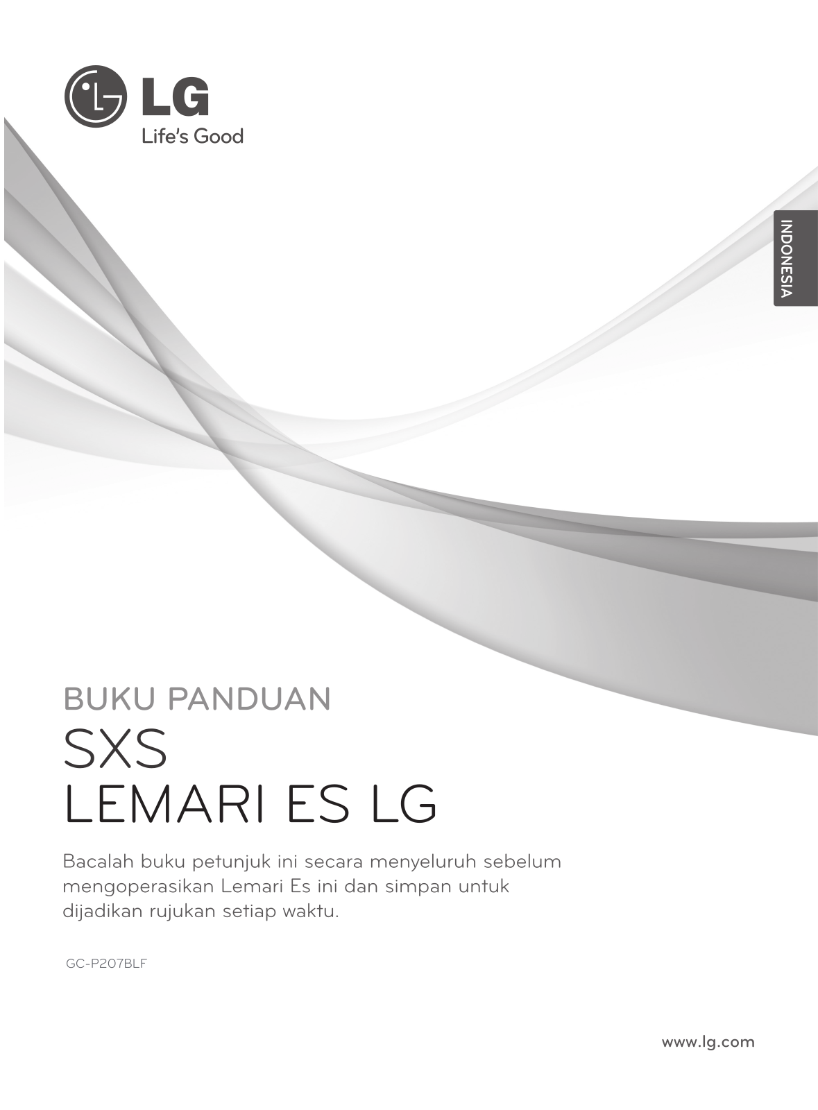 LG GC-P207BLF Manual book