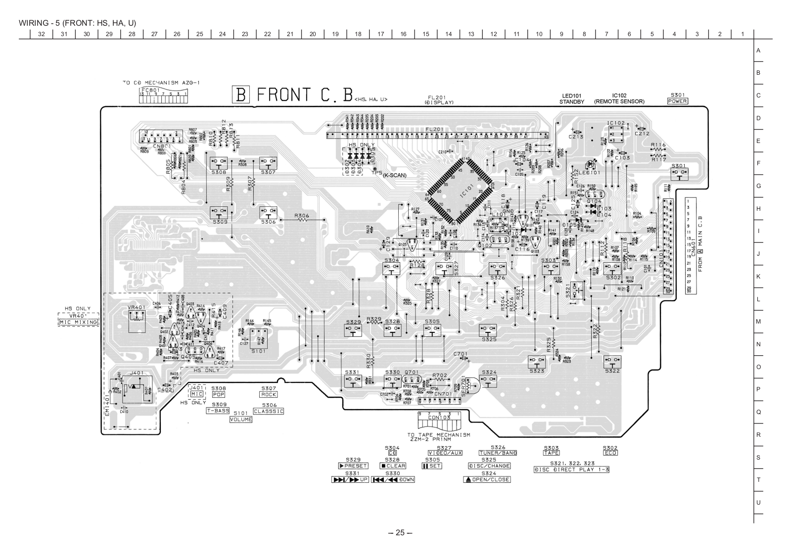 Aiwa NSXBL-14 Schematic