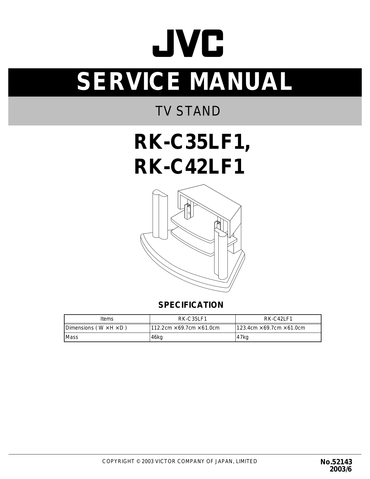 JVC RK-C35LF1, RK-C42LF1 Service Manual