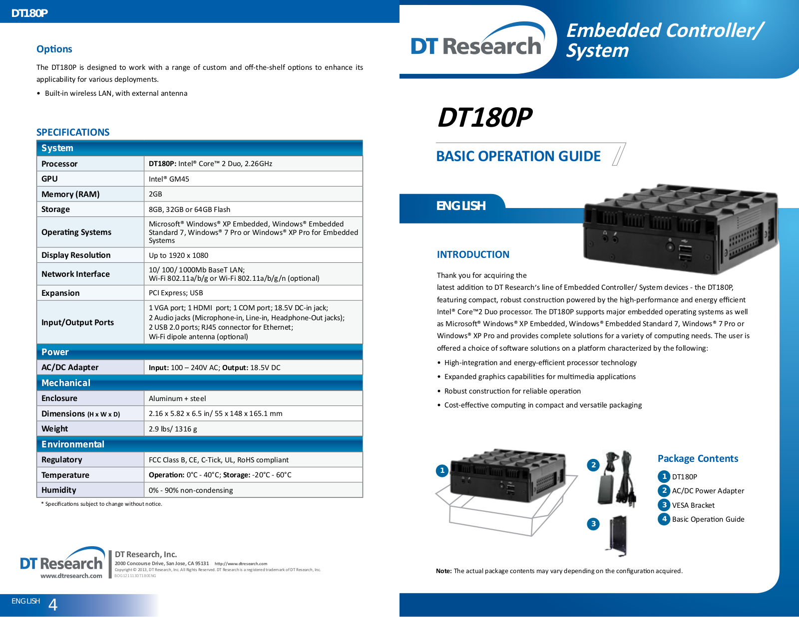 WebDT DT180T User Manual