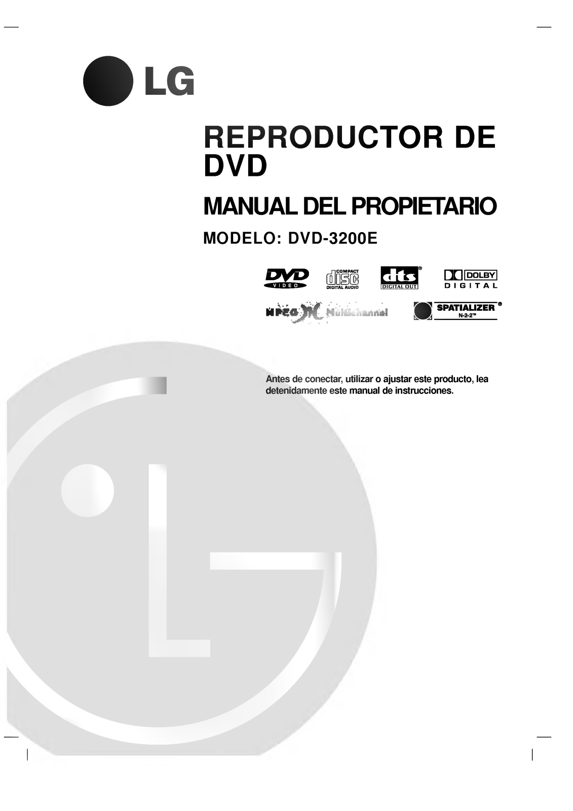 LG ADVD3200EC User Manual