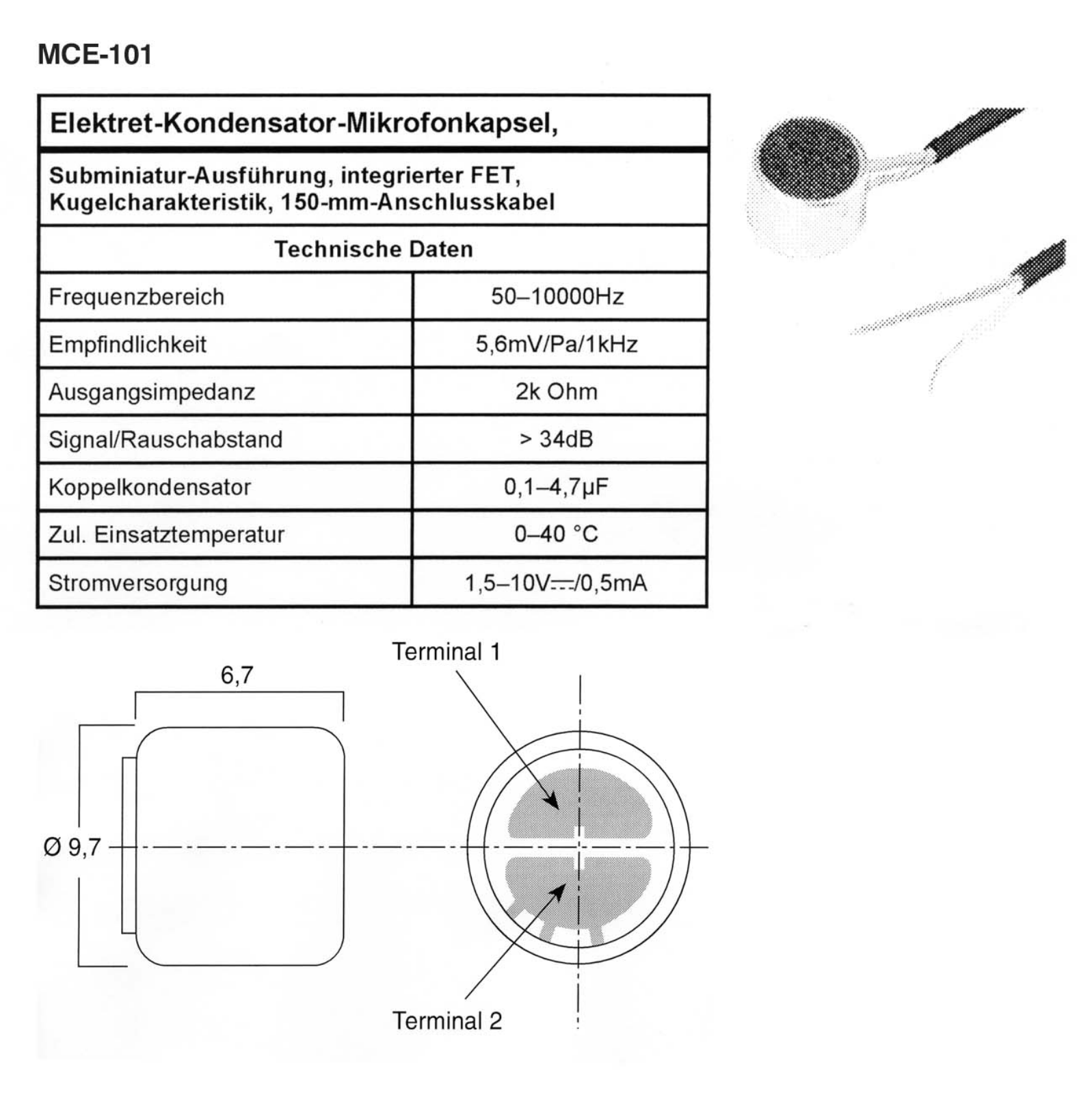 Datasheet MCE 101 Datasheet (FREI) - ManualMachine.com