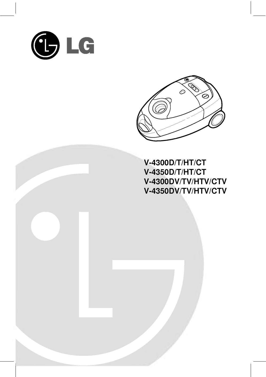 LG V-4350HT, V-4350CTV User Manual